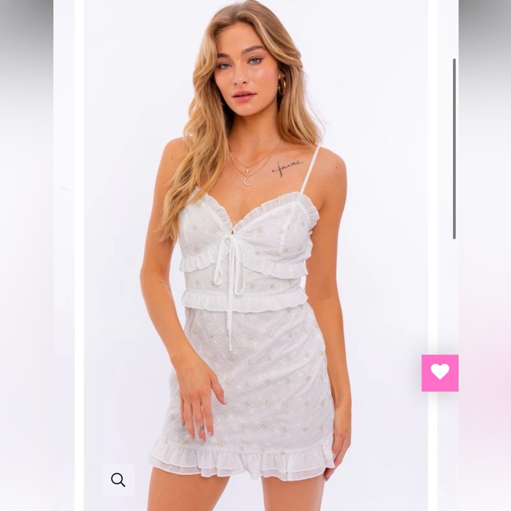 LE LIS RUFFLE DRESS
